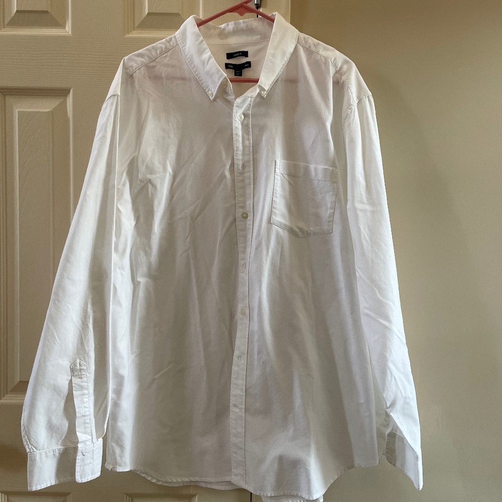 Gap Factory Men's Button-down Long - Sleeve Dress Shirt New with Tags Size XXL